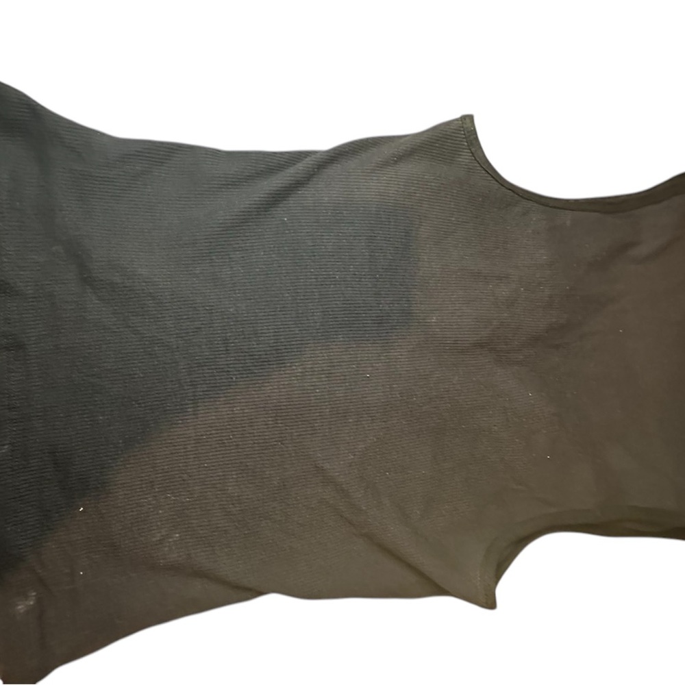 SKY Black Ruched Embellished Tank Top - Picture 4 of 6